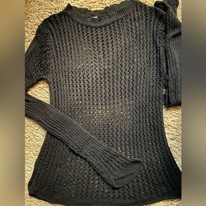 Black Knit Top